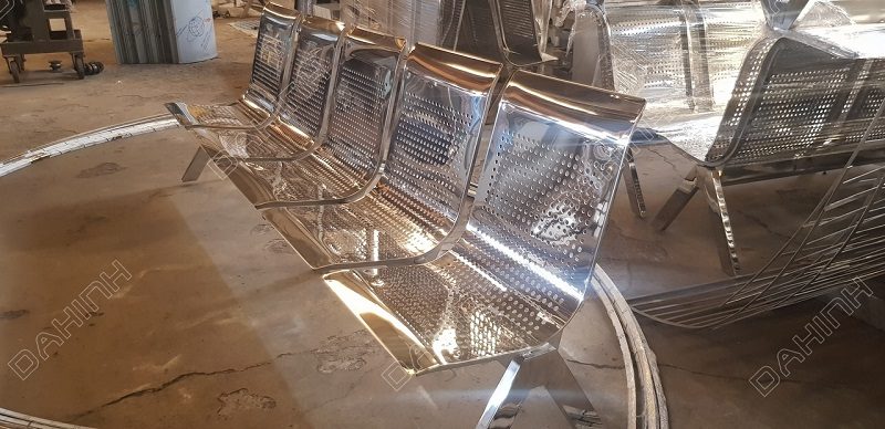 Gia công ghế inox phòng chờ theo yêu cầu, đảm bảo chất lượng cao